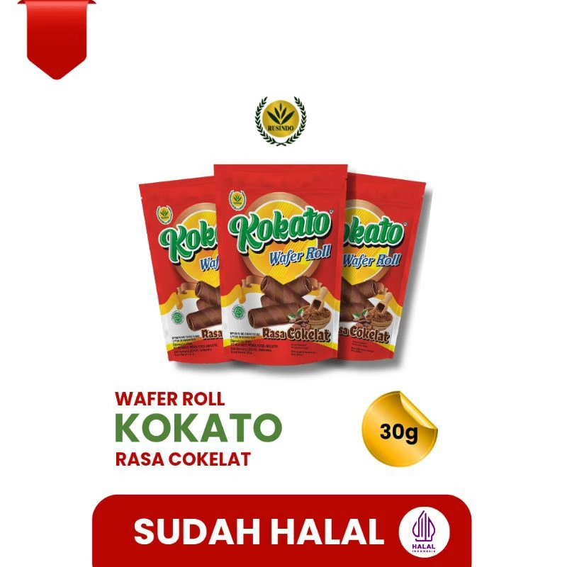 KOKATO WAFER ROLL COKLAT
